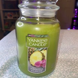 New, never burned - Yankee Candle 22oz Large Classic Jar Pineapple Cilantro